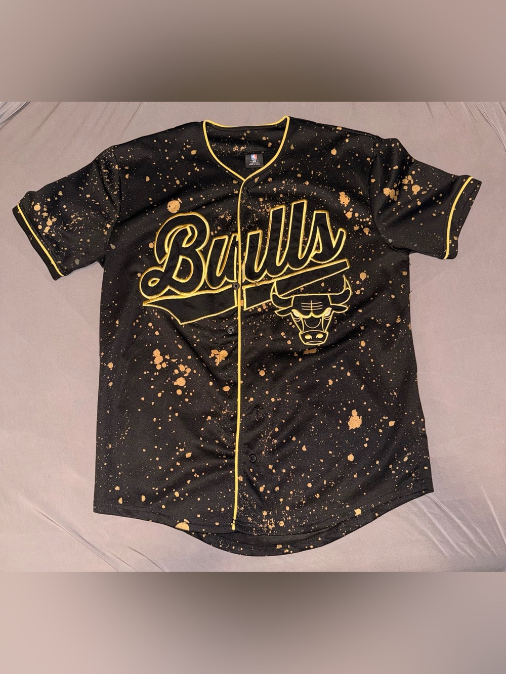 Chicago bulls button up jersey